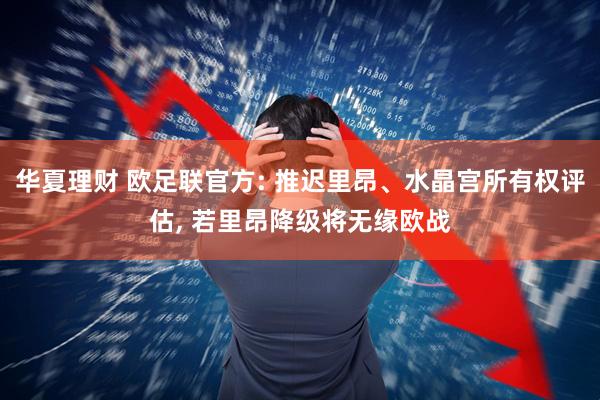 华夏理财 欧足联官方: 推迟里昂、水晶宫所有权评估, 若里昂降级将无缘欧战