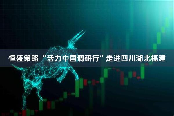 恒盛策略 “活力中国调研行”走进四川湖北福建